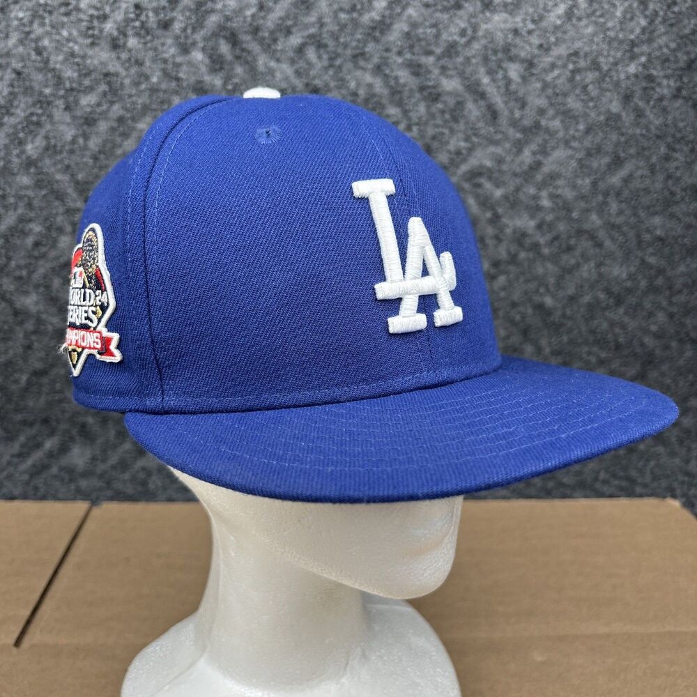 New Era 59FIFTY LA Dodgers 2024 World Series Champions FittedHat 7 Blue